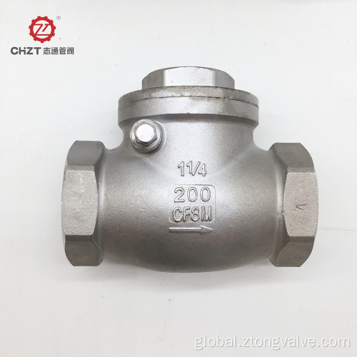 China Threaded swing check valve for water Supplier